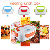 Orange Portable Electric Heating Lunch Box