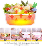 Green Portable Electric Heating Lunch Box