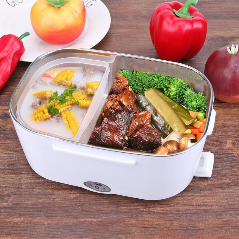 Green Portable Electric Heating Lunch Box