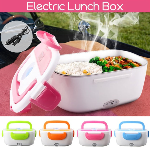 Red Portable Electric Heating Lunch Box